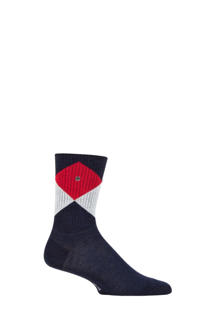 Sockshop BurlingtonMens Cotton Active Rhomb Sports Socks