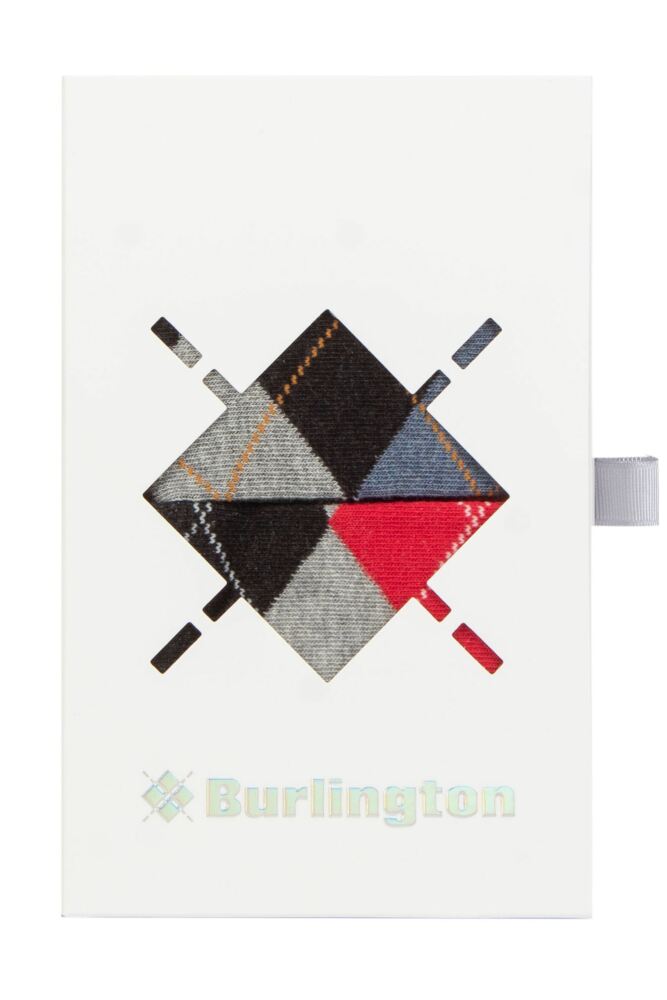 sockshop BurlingtonMens Cotton Argyle Socks 2-Pair Gift Box