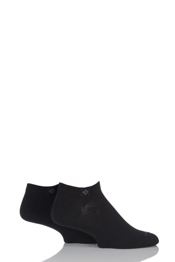 Sockshop BurlingtonMens Cotton Everyday Trainer Socks 2-Pair