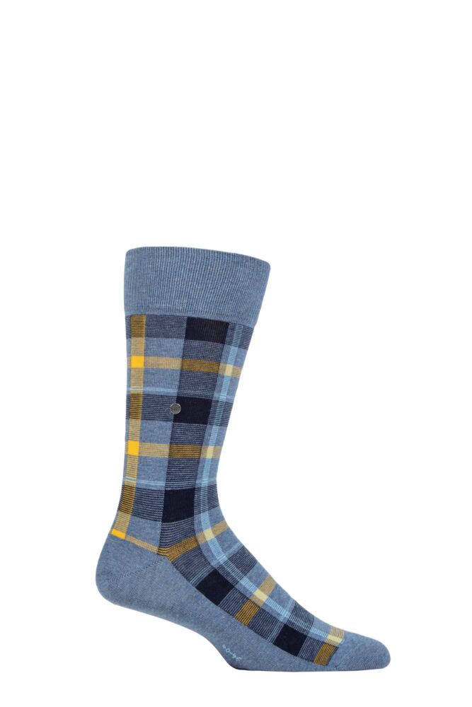 Sockshop BurlingtonMens Cotton Heritage Check Socks