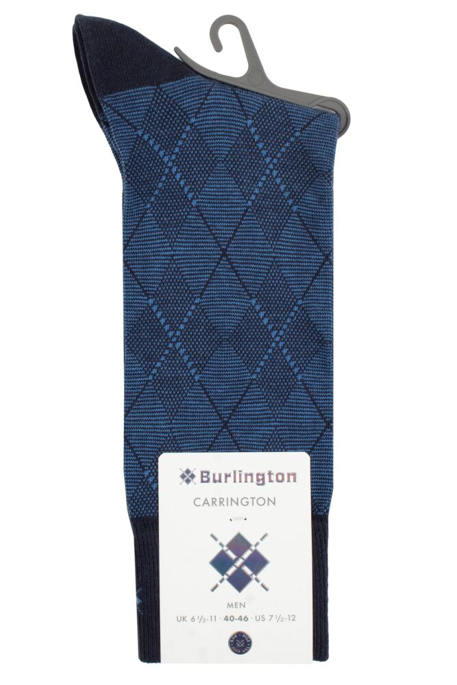 sockshop BurlingtonMens Organic Cotton Carrington Argyle Socks