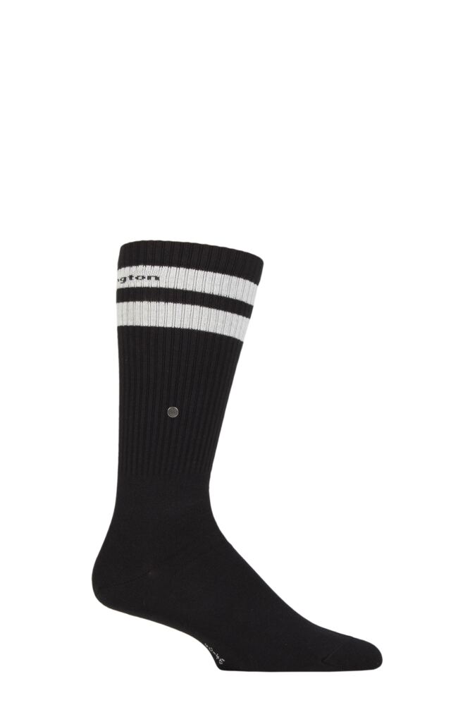 Sockshop BurlingtonMens Organic Cotton Court Ribbed Sports Socks