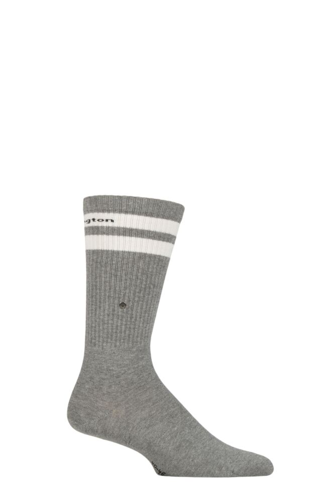 Sockshop BurlingtonMens Organic Cotton Court Ribbed Sports Socks
