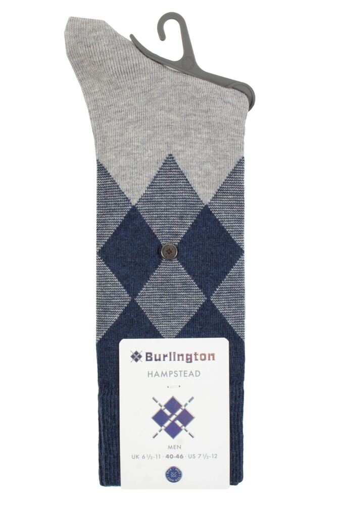 sockshop BurlingtonMens Organic Cotton Hampstead Argyle Socks