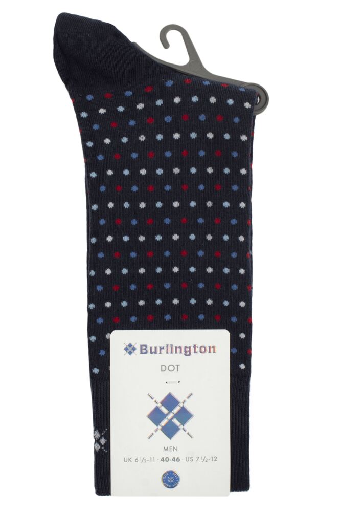 sockshop BurlingtonMens Organic Cotton Polka Dot Socks