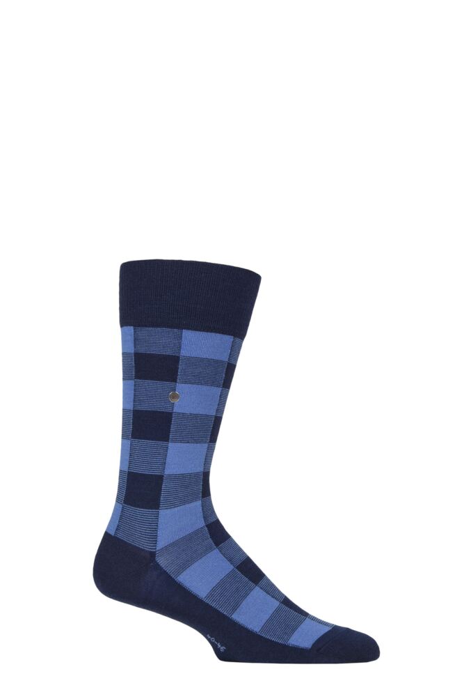 Sockshop BurlingtonMens We Care Buffalo Check Virgin Wool Socks