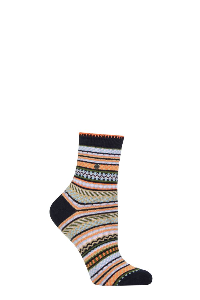 Sockshop BurlingtonWomens Cotton Cheerful Summer Striped Socks
