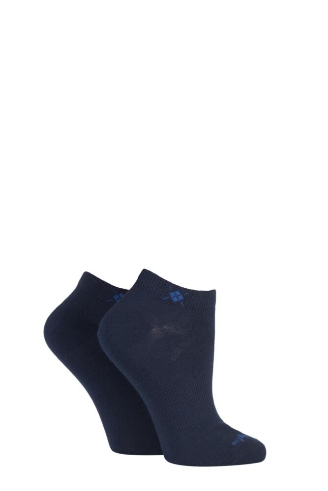 Sockshop BurlingtonWomens Cotton Everyday Trainer Socks 2-Pair