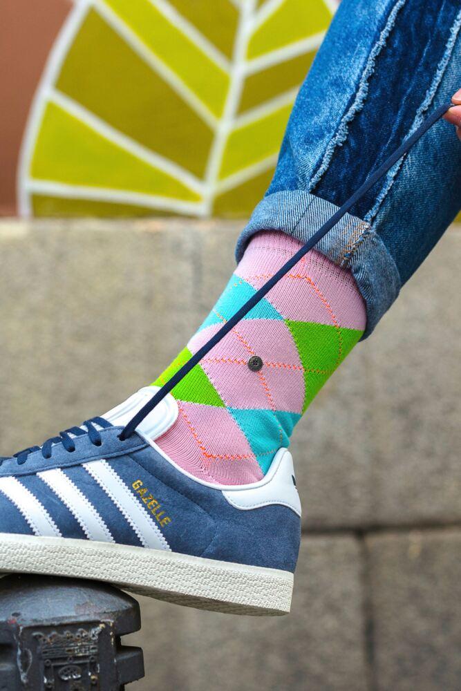 Sockshop BurlingtonWomens Cotton Queen Argyle Socks