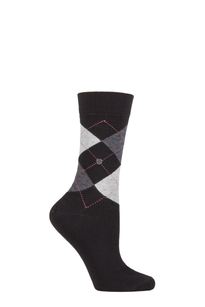 Sockshop BurlingtonWomens Cotton Queen Argyle Socks
