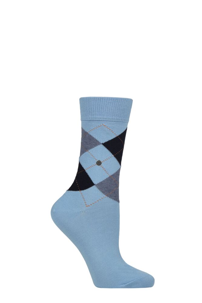 Sockshop BurlingtonWomens Cotton Queen Argyle Socks