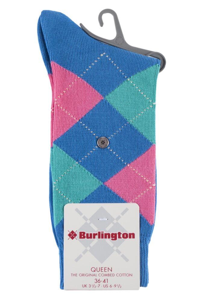 sockshop BurlingtonWomens Cotton Queen Argyle Socks