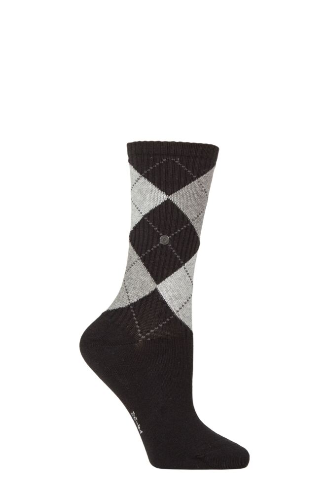 Sockshop BurlingtonWomens Courtside Ribbed Cotton Socks