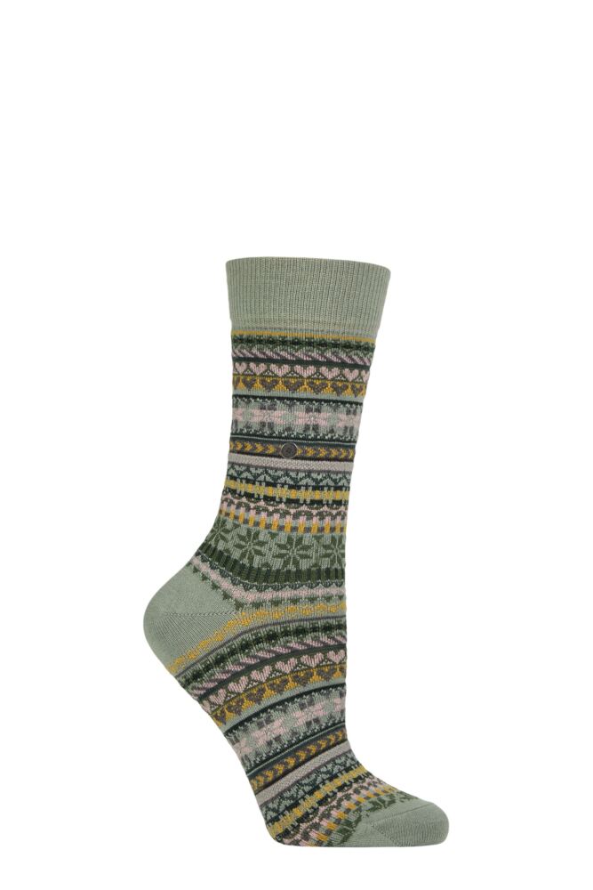 Sockshop BurlingtonWomens Fair Isle Delight Wool Socks