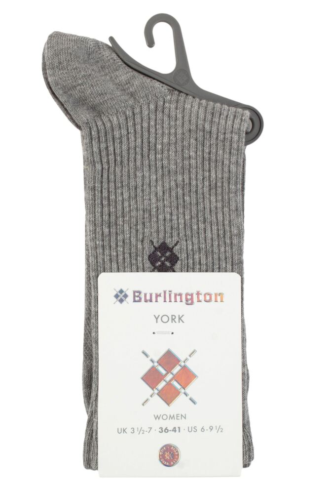 sockshop BurlingtonWomens Organic Cotton York Ribbed Socks
