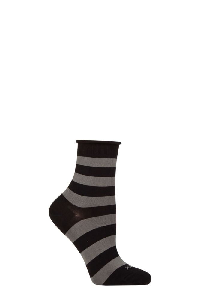 Sockshop BurlingtonWomens Viscose Aberdeen Striped Socks