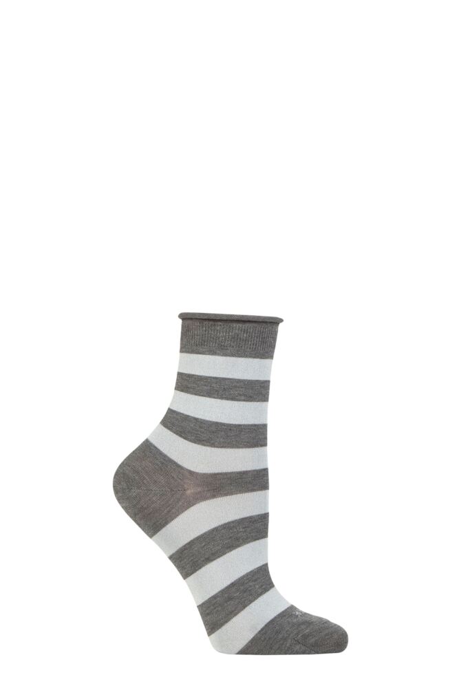 Sockshop BurlingtonWomens Viscose Aberdeen Striped Socks