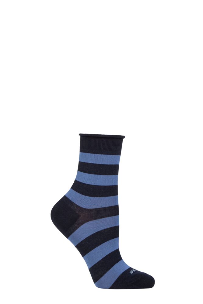Sockshop BurlingtonWomens Viscose Aberdeen Striped Socks