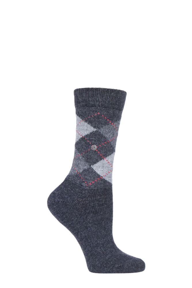 Sockshop BurlingtonWomens Whitby Extra Soft Argyle Socks
