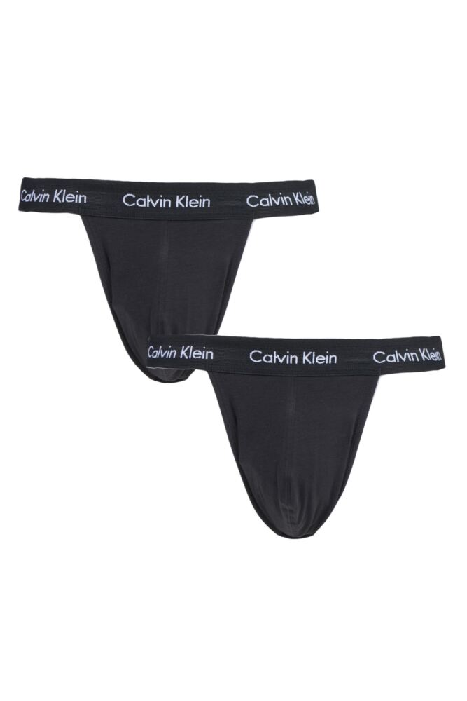 Sockshop Calvin KleinMens Cotton Stretch Jock Strap Briefs 2-Pack