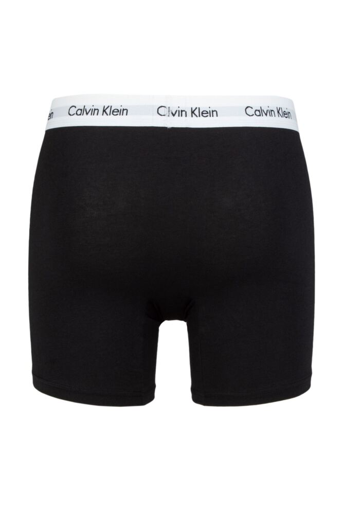 Sockshop Calvin KleinMens Cotton Stretch Longer Leg Trunks 3-Pack