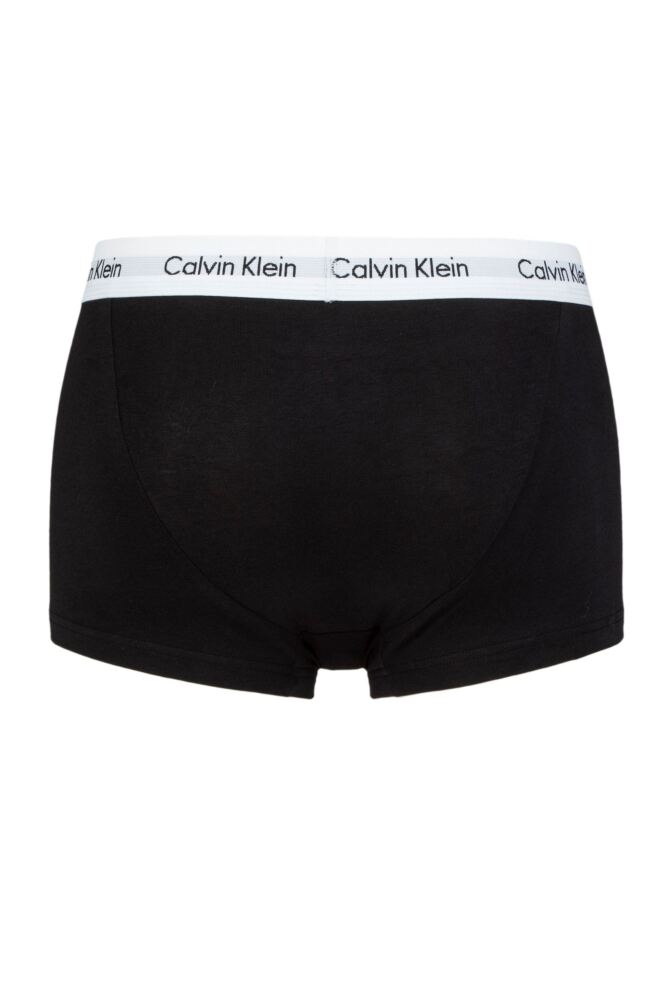 Sockshop Calvin KleinMens Cotton Stretch Low Rise Trunks 3-Pair