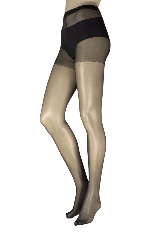 Sockshop CharnosWomens 10 Denier 24/7 Gloss Tights 2-Pack