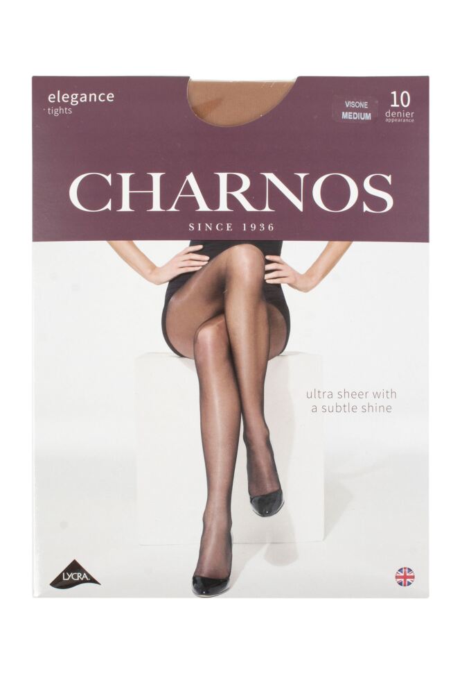 sockshop CharnosWomens 10 Denier Elegance Sheer Tights
