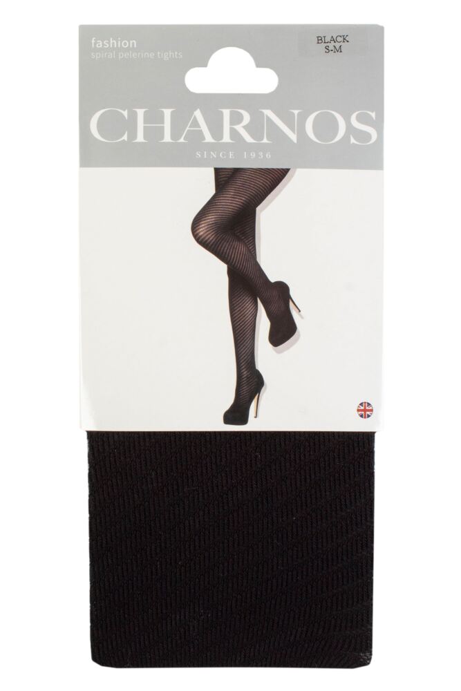 sockshop CharnosWomens Cotton Spiral Pelerine Tights