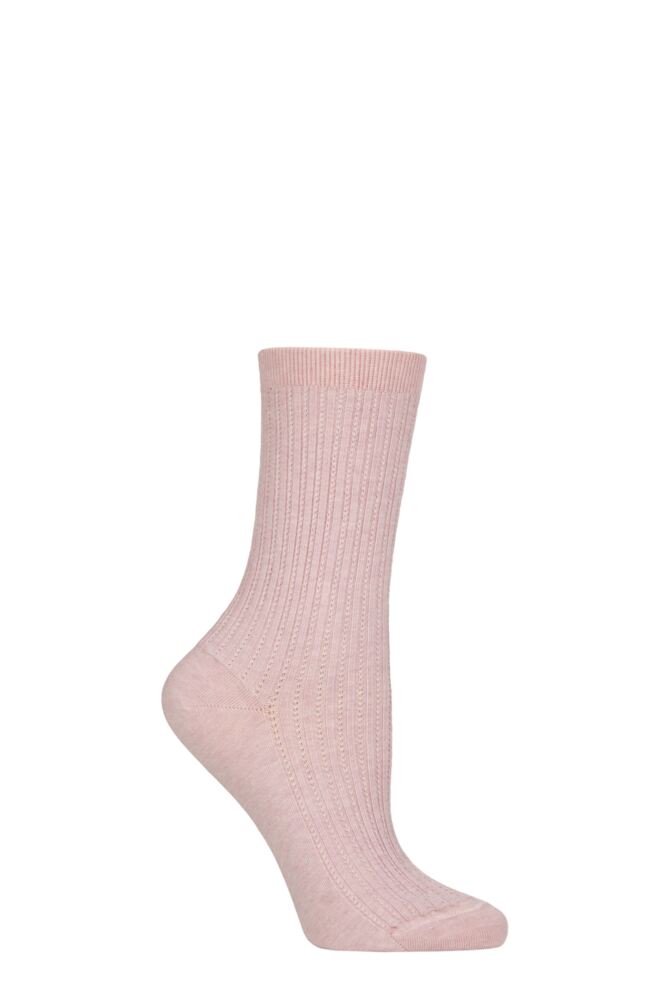 Sockshop CharnosWomens Organic Cotton Cable Knit Socks
