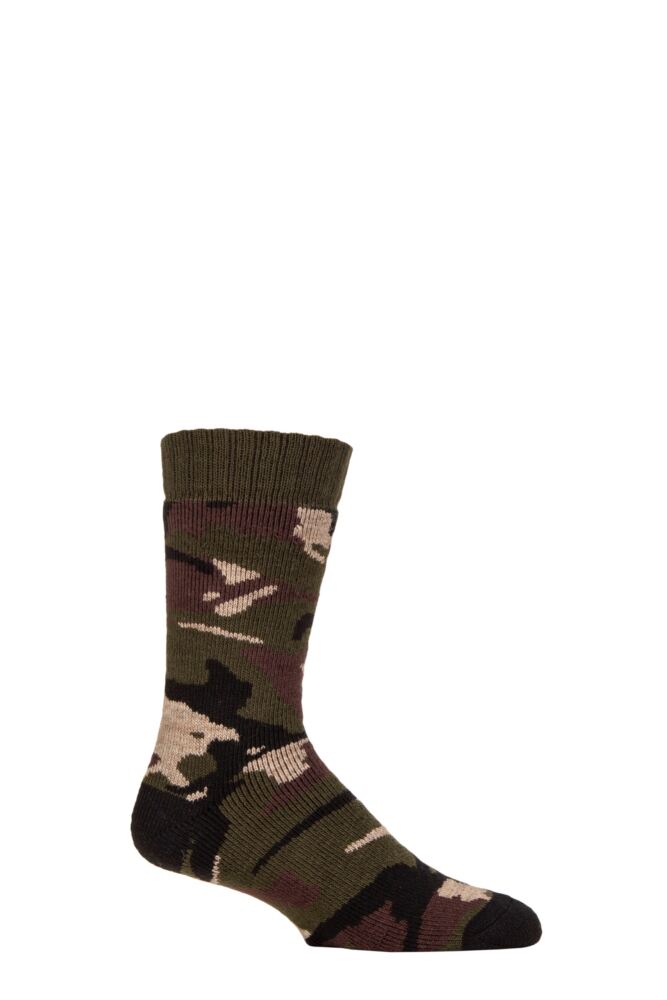 Sockshop Country PursuitMens Woodland Walker Thermal Wool Boot Socks – 1 Pair