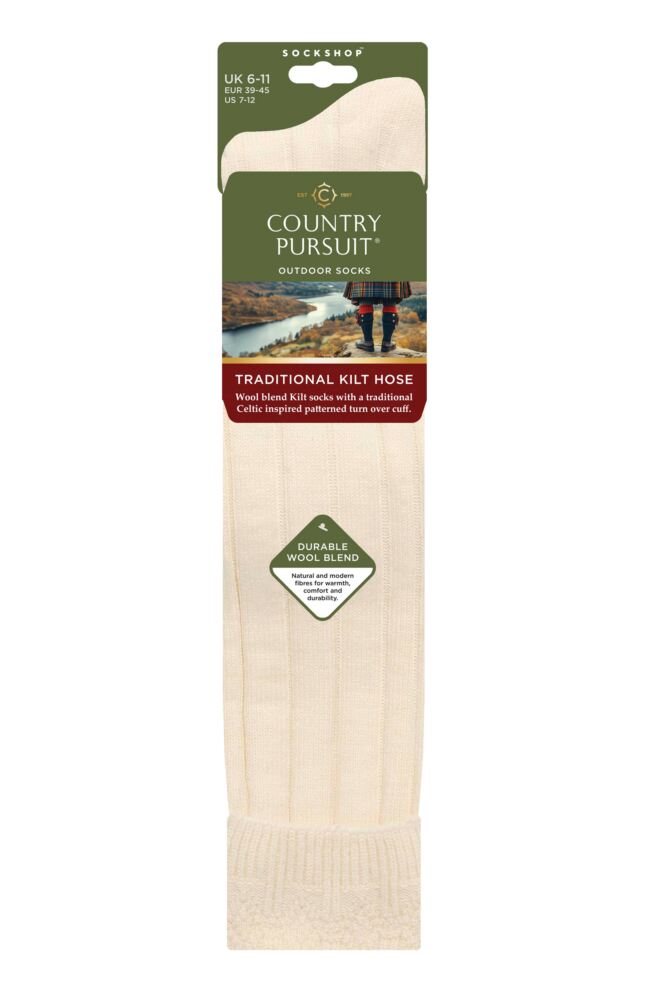 sockshop Country PursuitMens Wool Blend Kilt Socks – 1 Pair