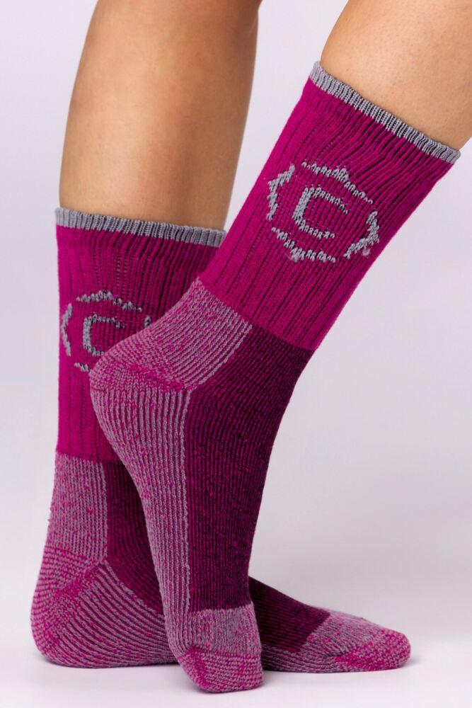 Sockshop Country PursuitWomen's Gritstone Hiker Cotton Boot Socks – 3 Pair