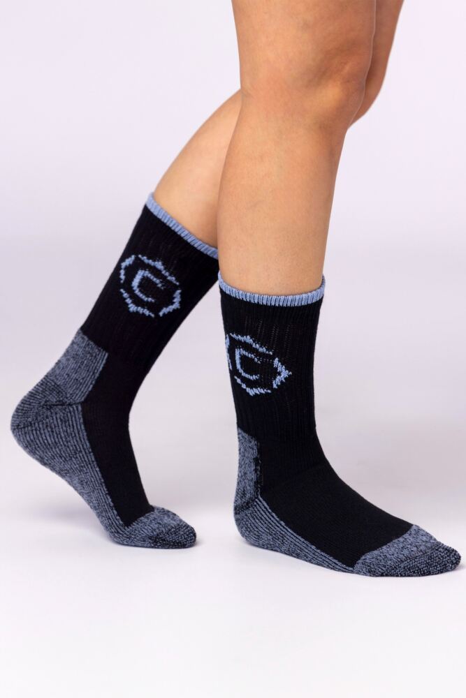 Sockshop Country PursuitWomen's Gritstone Hiker Cotton Boot Socks – 3 Pair