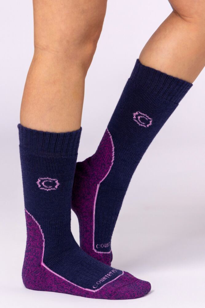 Sockshop Country PursuitWomen's Ridgeway Walker Wool Boot Socks – 1 Pair