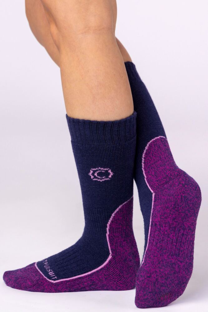 Sockshop Country PursuitWomen's Ridgeway Walker Wool Boot Socks – 1 Pair