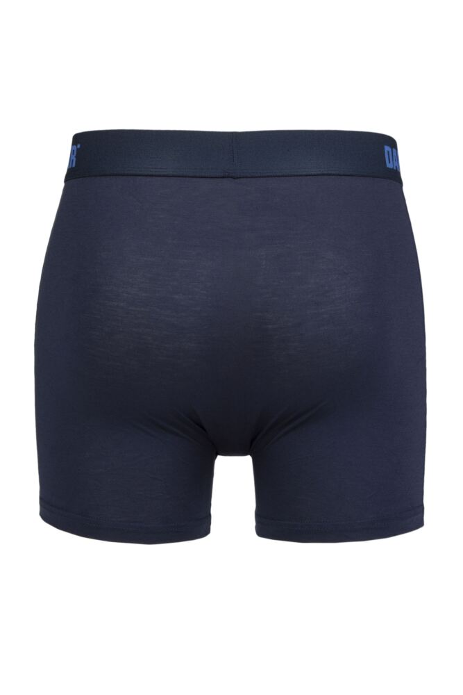 Sockshop Dare To WearMens Bamboo Plain & Striped Keyhole Boxer Shorts 3-Pack