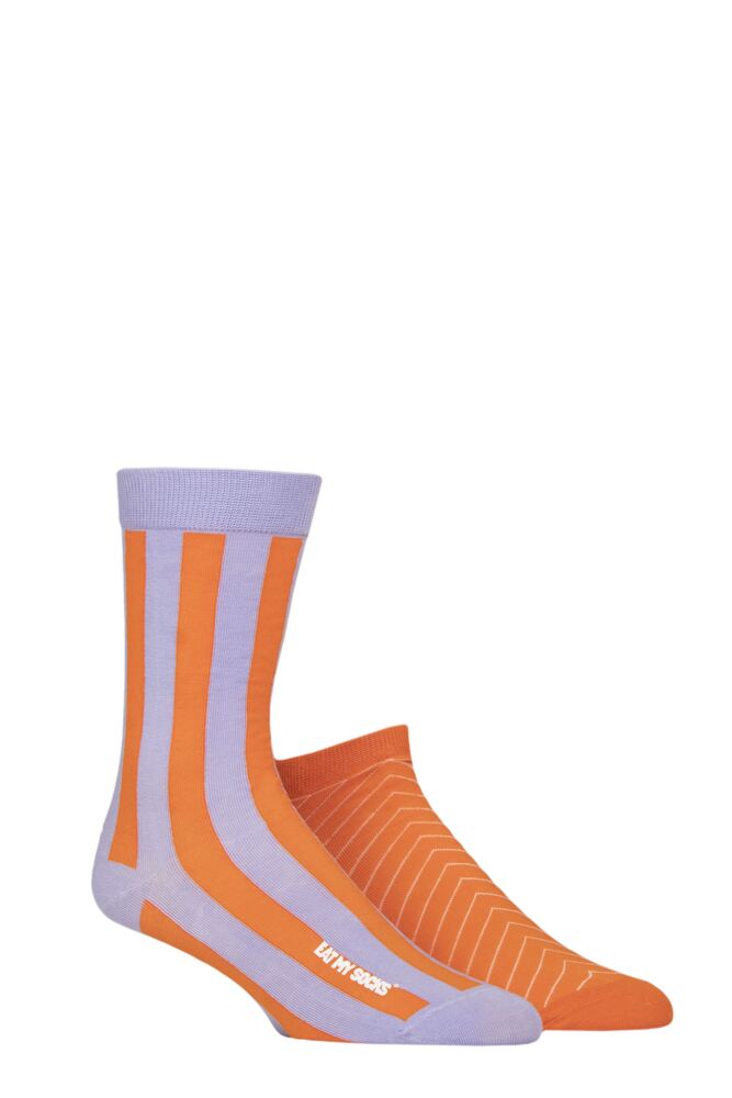 Sockshop EAT MY SOCKSMens & Womens Cotton Alaskan Salmon Socks 2-Pair