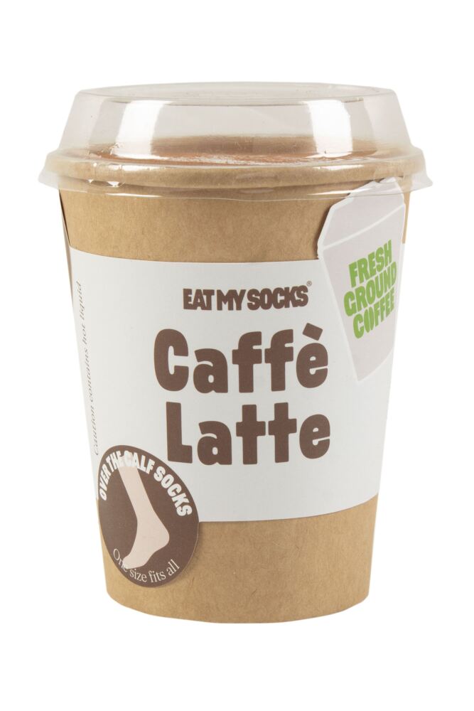 sockshop EAT MY SOCKSMens & Womens Cotton Caffe Latte Socks