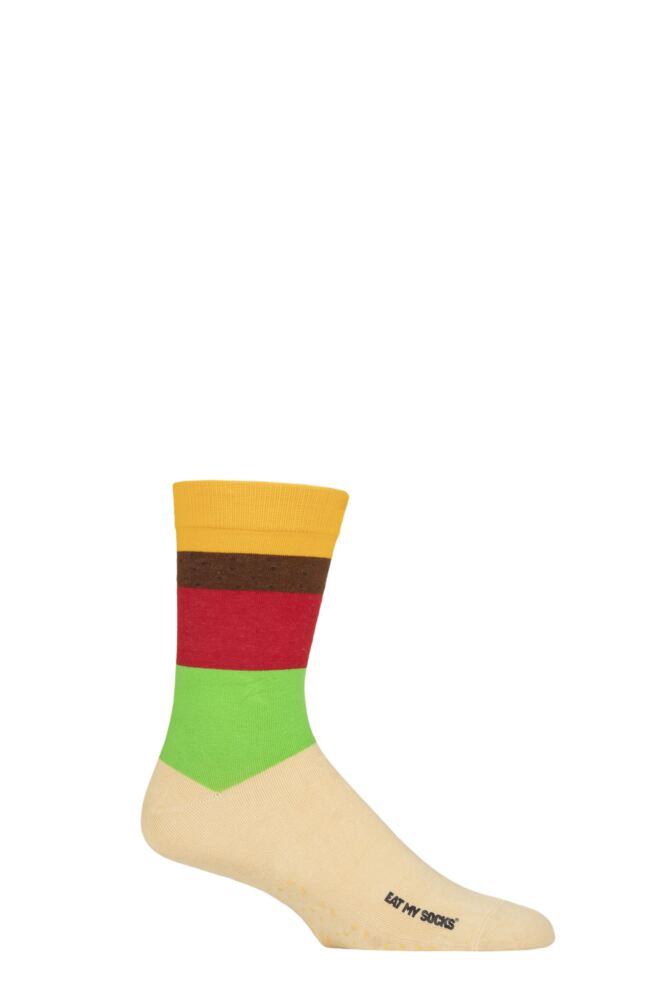 Sockshop EAT MY SOCKSMens & Womens Cotton Cheeseburger Socks