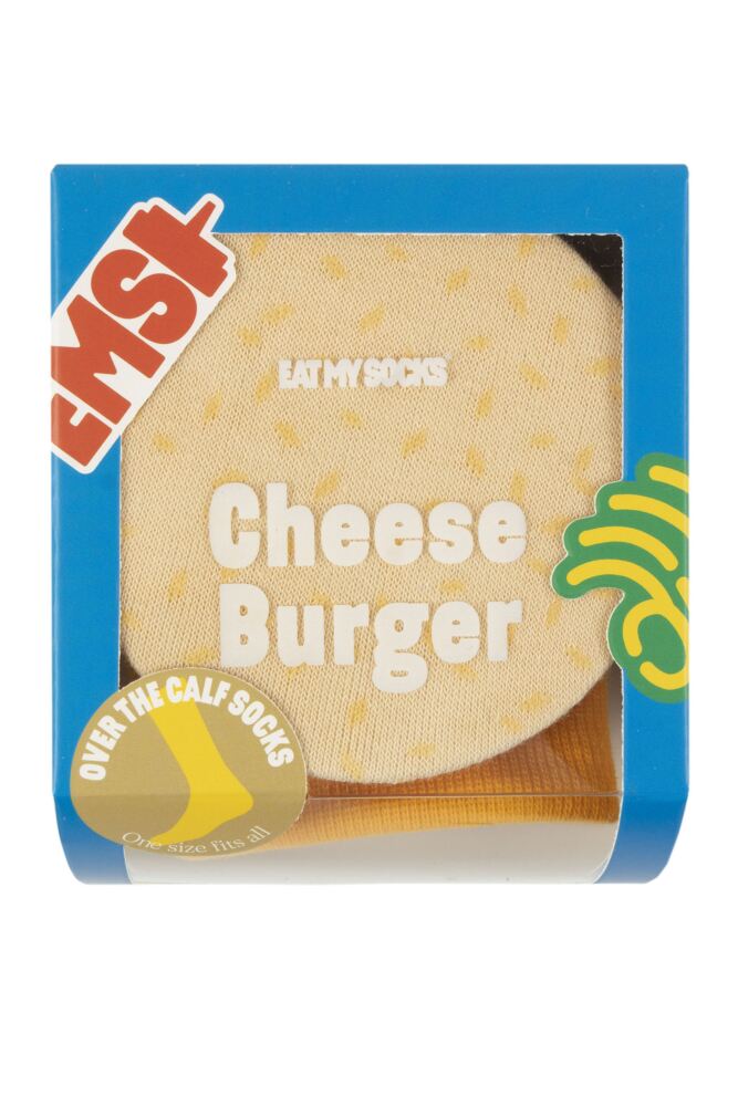Sockshop EAT MY SOCKSMens & Womens Cotton Cheeseburger Socks
