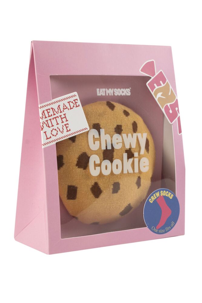 Sockshop EAT MY SOCKSMens & Womens Cotton Chewy Cookie Socks