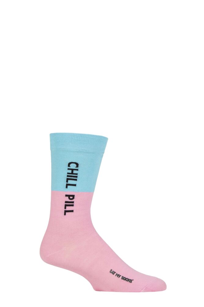Sockshop EAT MY SOCKSMens & Womens Cotton Chill Pill Socks