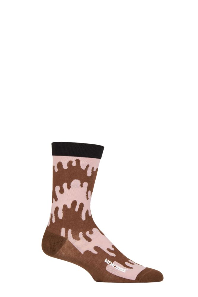 Sockshop EAT MY SOCKSMens & Womens Cotton Choco Cream Socks
