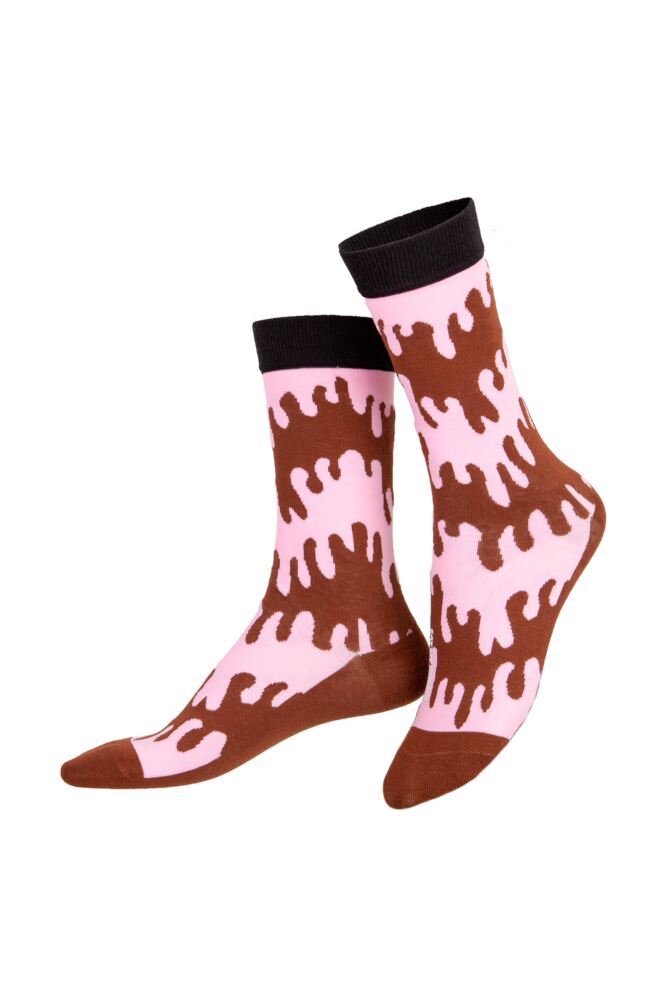 Sockshop EAT MY SOCKSMens & Womens Cotton Choco Cream Socks