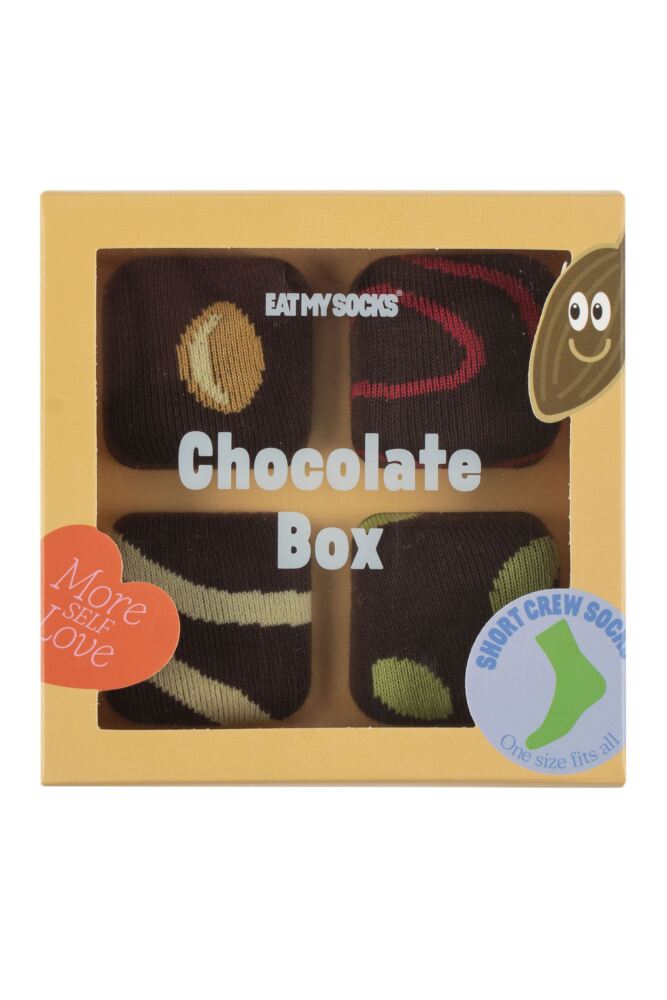 Sockshop EAT MY SOCKSMens & Womens Cotton Chocolate Box Socks