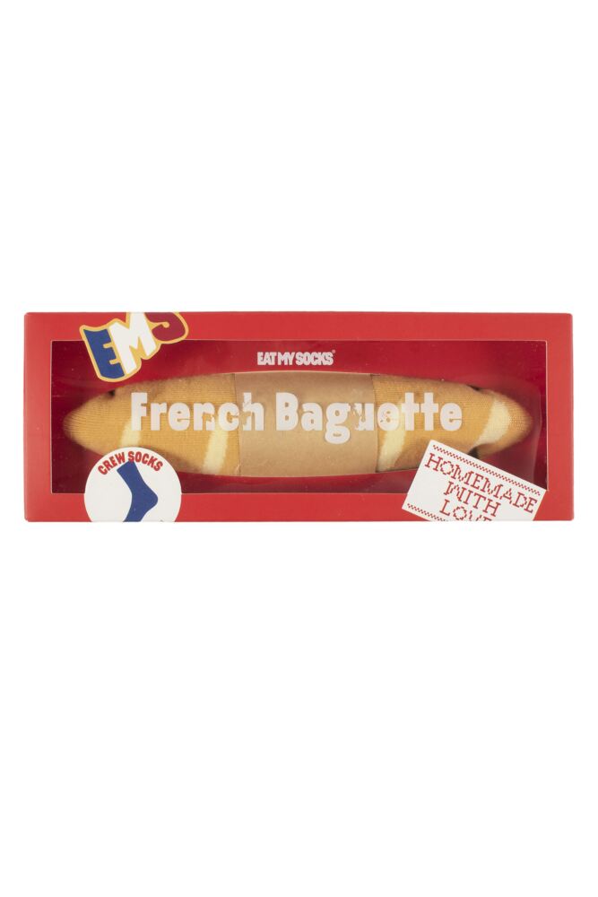 Sockshop EAT MY SOCKSMens & Womens Cotton French Baguette Socks