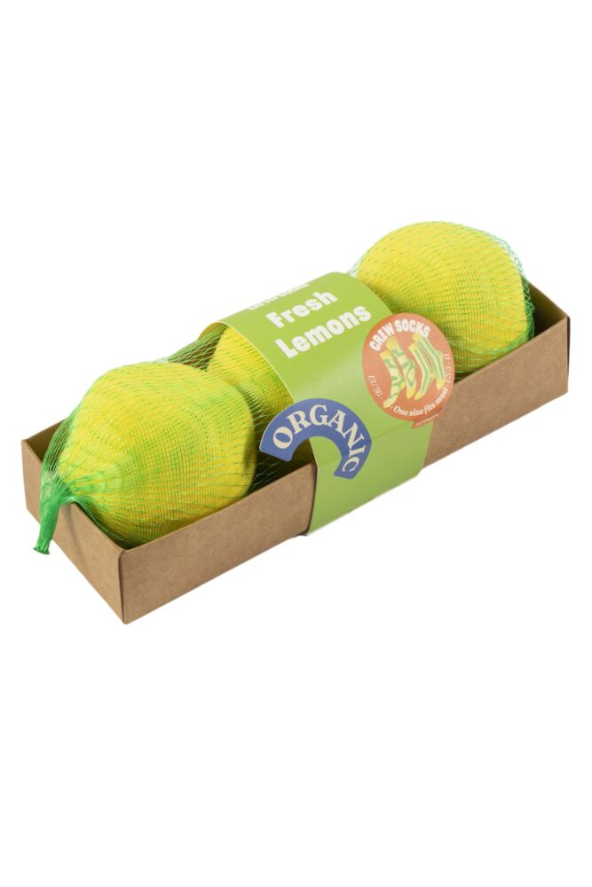 Sockshop EAT MY SOCKSMens & Womens Cotton Fresh Lemons Socks 2-Pair