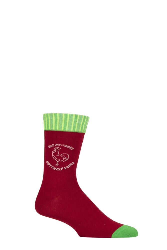 Sockshop EAT MY SOCKSMens & Womens Cotton Hot Sauce Sriracha Socks
