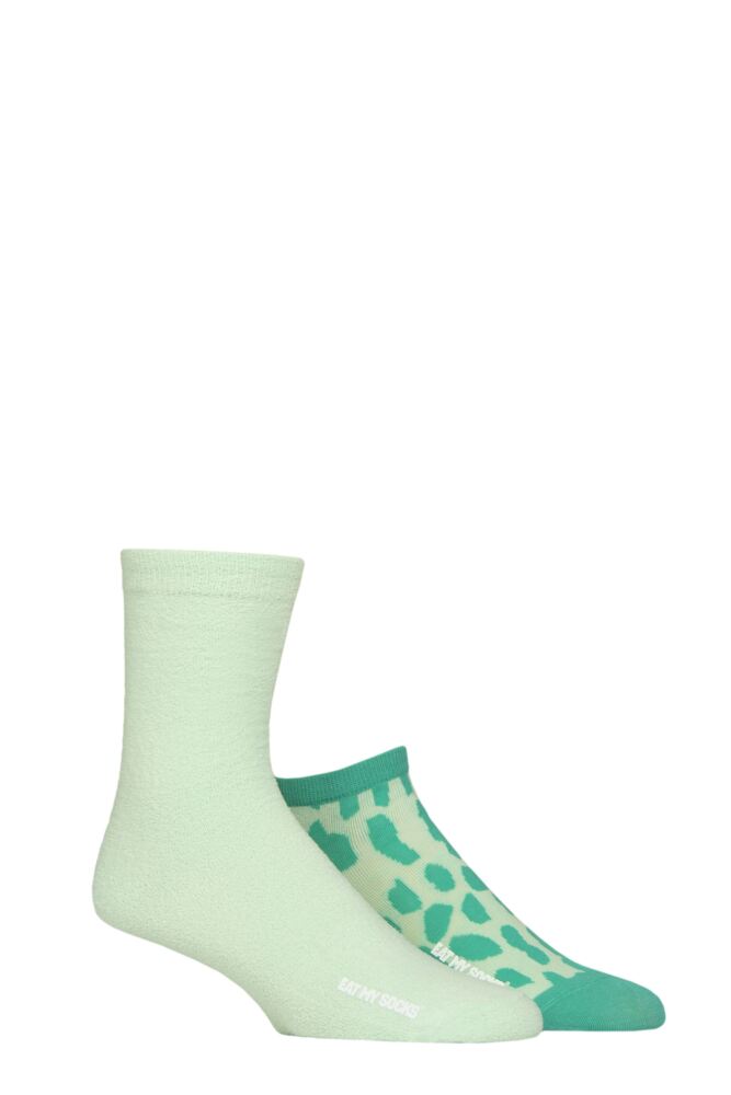 Sockshop EAT MY SOCKSMens & Womens Cotton Mochi Socks 2-Pair